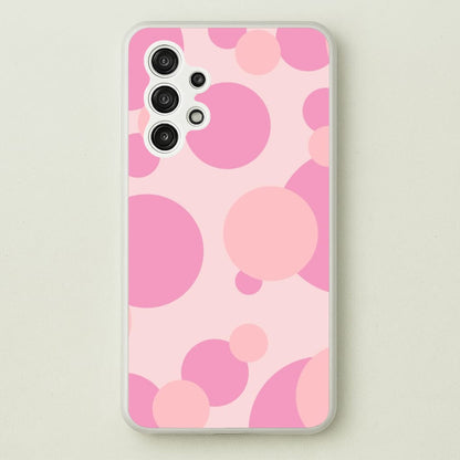 Pink Bubble Pattern   - Abstract Patterns Phone Case for Galaxy A13