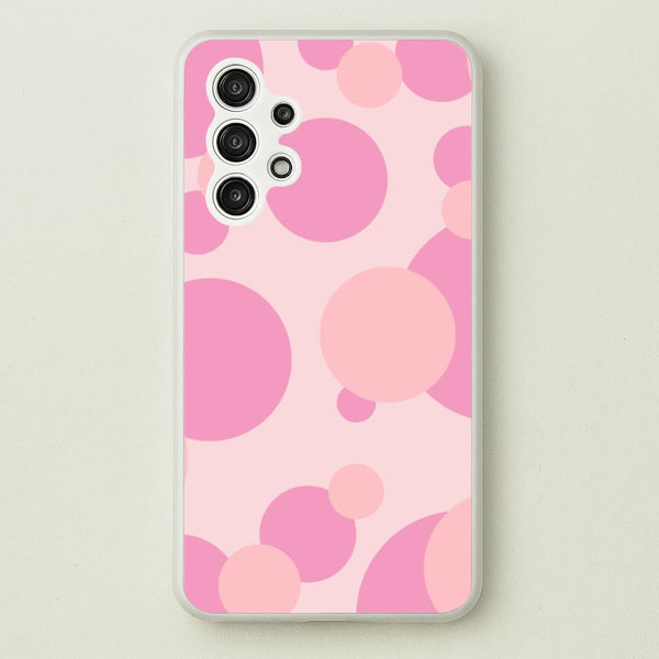 Pink Bubble Pattern   - Abstract Patterns Phone Case for Galaxy A13