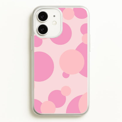 Pink Bubble Pattern   - Abstract Patterns Phone Case for iPhone 11