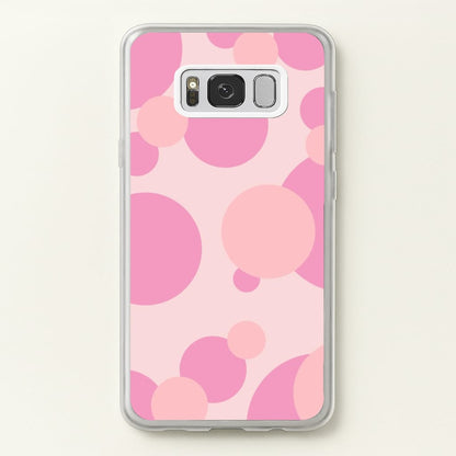 Pink Bubble Pattern   - Abstract Patterns Phone Case for Galaxy S8 Plus