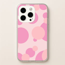 Pink Bubble Pattern   - Abstract Patterns Phone Case for iPhone 14 Pro Max