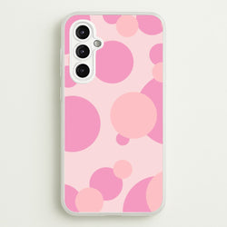 Pink Bubble Pattern   - Abstract Patterns Phone Case for Galaxy A14