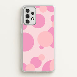 Pink Bubble Pattern   - Abstract Patterns Phone Case for Galaxy A52 / A52s