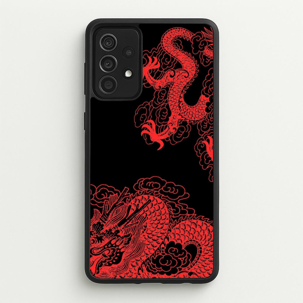 Red Dragon  - Dragon Phone Case for Galaxy A52 / A52s