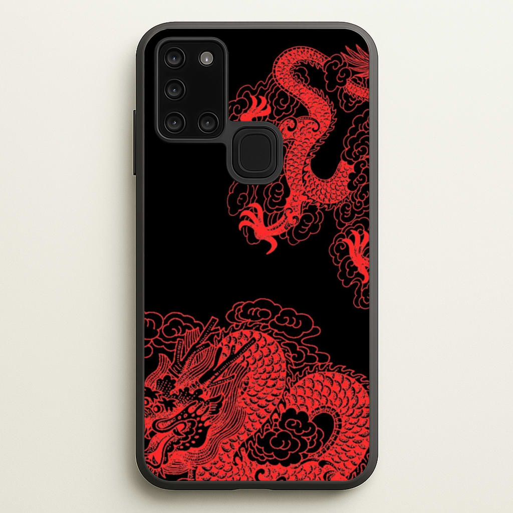 Red Dragon  - Dragon Phone Case for Galaxy A21s