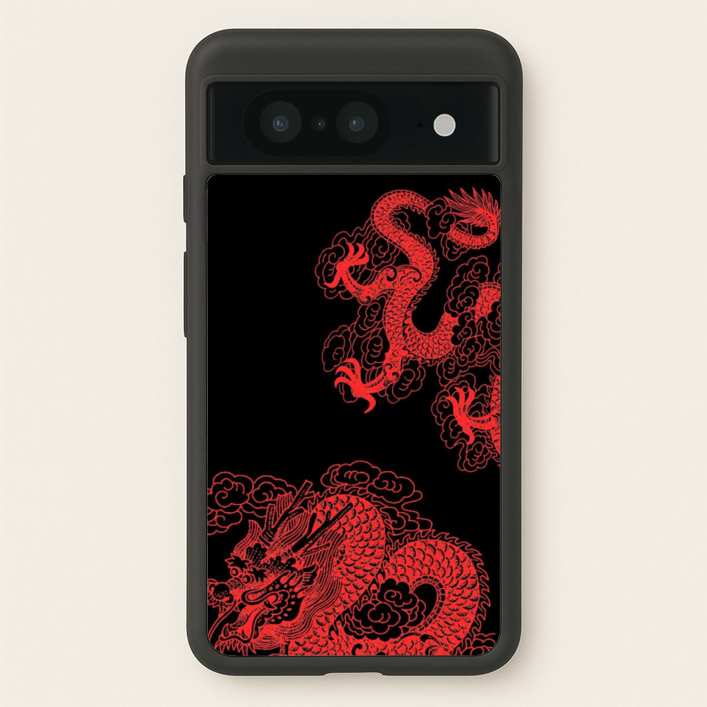 Red Dragon  - Dragon Phone Case for Google Pixel 8