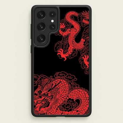 Red Dragon  - Dragon Phone Case for Galaxy S22 Ultra