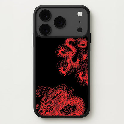 Red Dragon Phone Case for iPhone 17 Pro Max