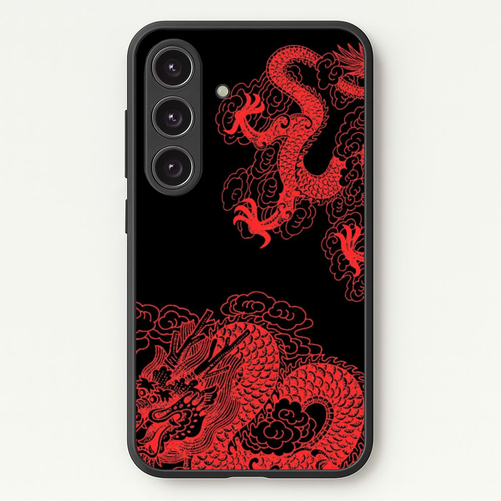 Red Dragon  - Dragon Phone Case for Galaxy S25