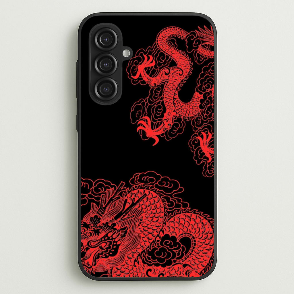 Red Dragon  - Dragon Phone Case for Galaxy S23FE