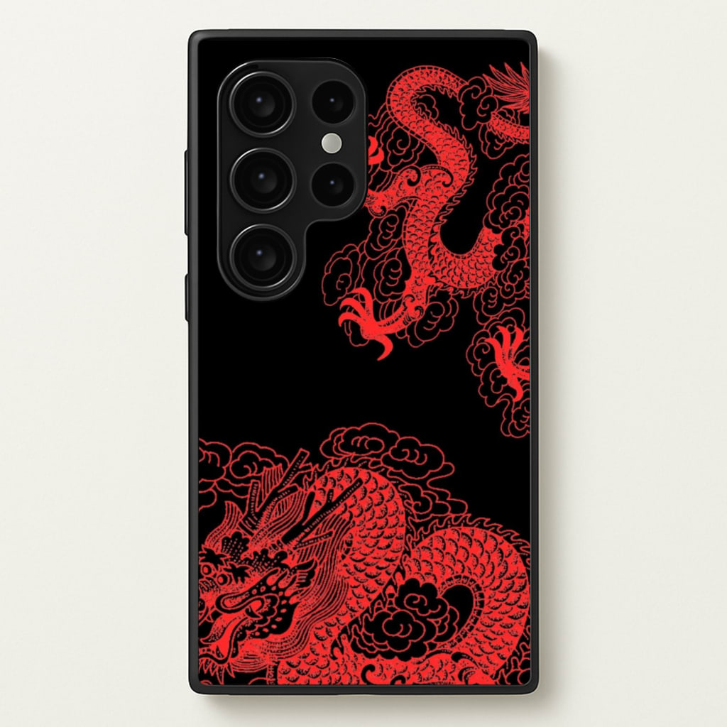 Red Dragon  - Dragon Phone Case for Galaxy S24 Ultra