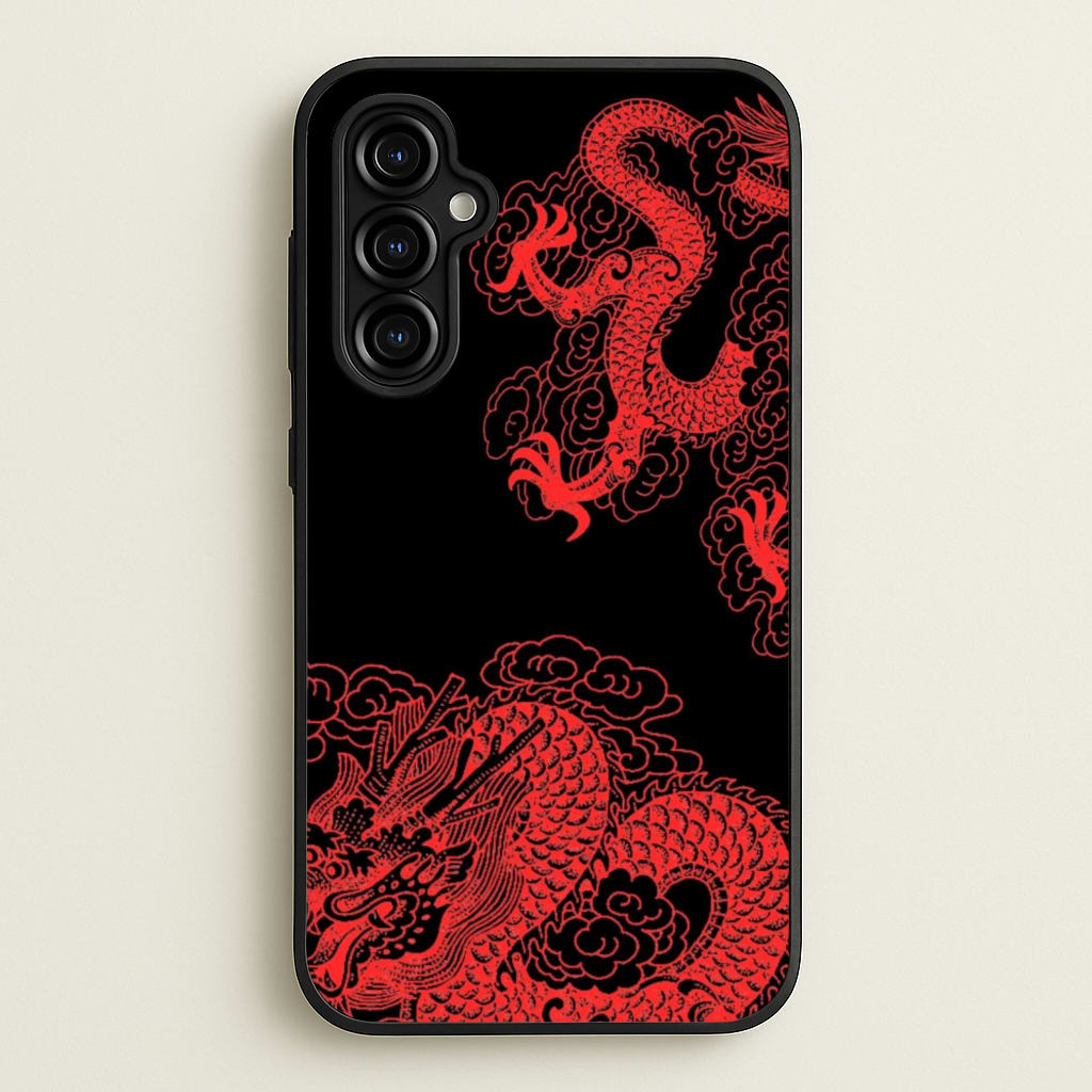 Red Dragon  - Dragon Phone Case for Galaxy A54