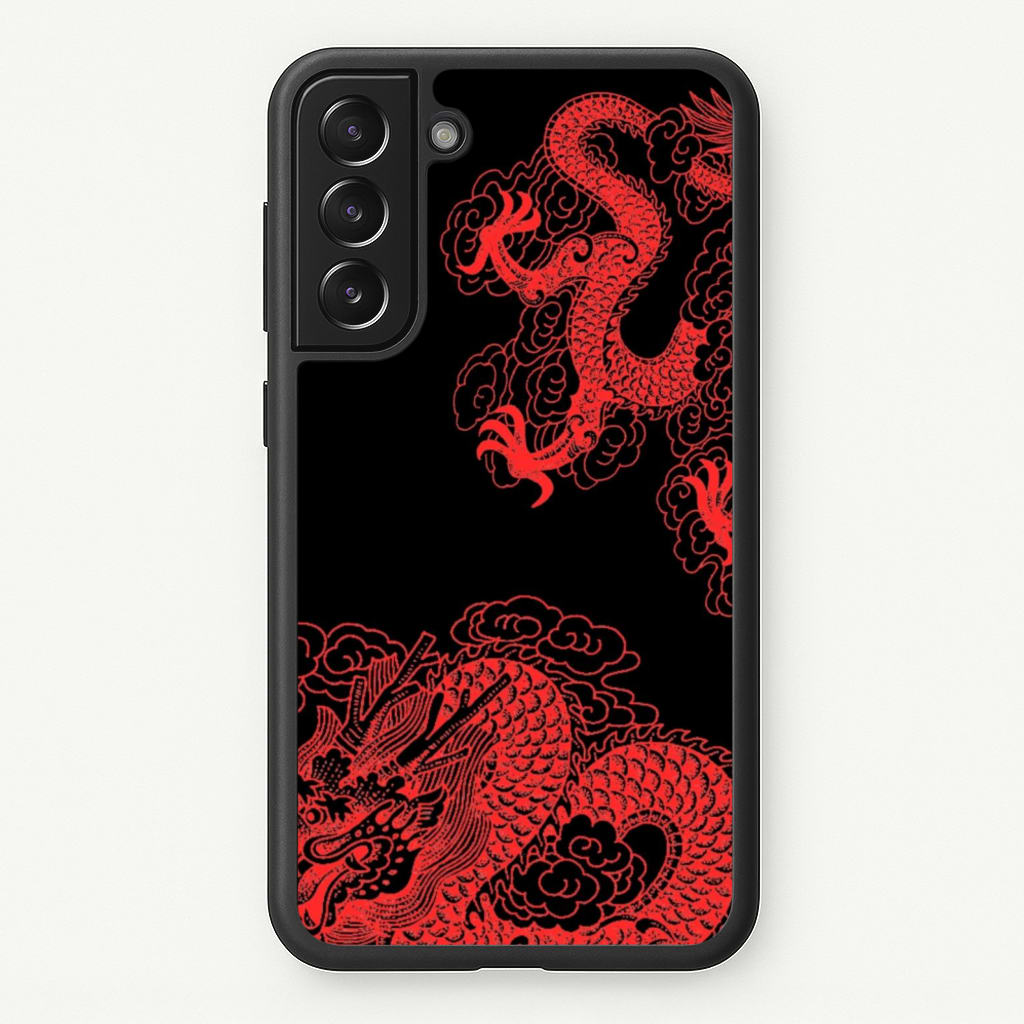 Red Dragon  - Dragon Phone Case for Galaxy S21 Plus