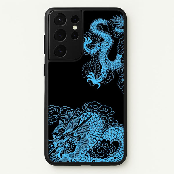 Blue Dragon  - Dragon Phone Case for Galaxy S21 Ultra