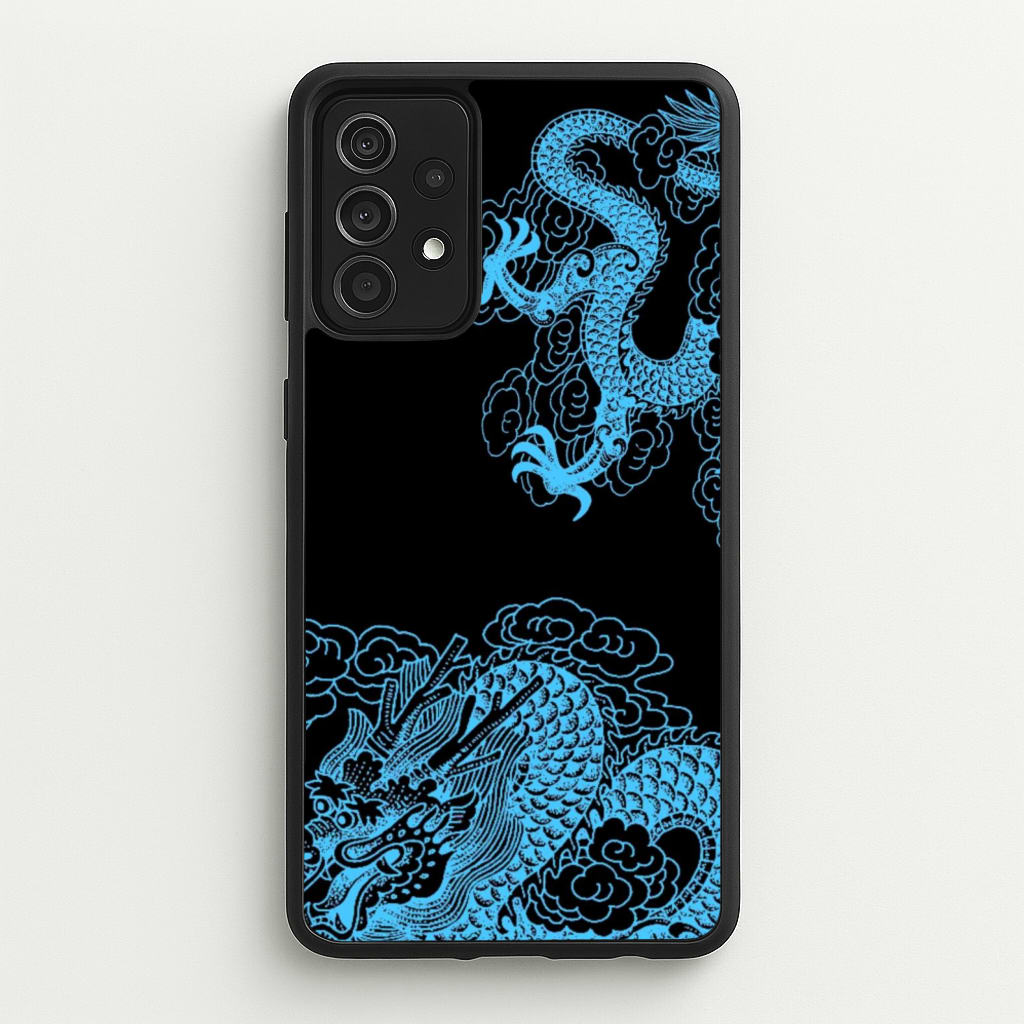 Blue Dragon  - Dragon Phone Case for Galaxy A52 / A52s