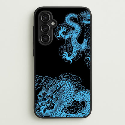 Blue Dragon  - Dragon Phone Case for Galaxy A14