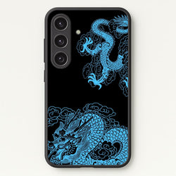 Blue Dragon  - Dragon Phone Case for Galaxy S24 Plus