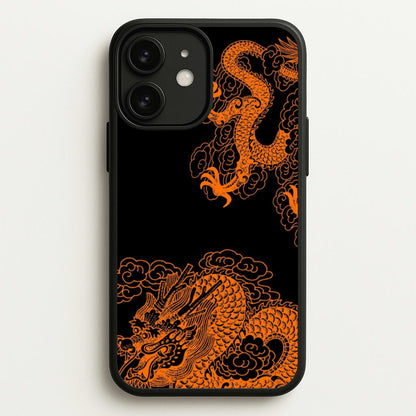 Orange Dragon  - Dragon Phone Case for iPhone 11