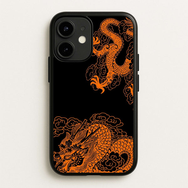 Orange Dragon  - Dragon Phone Case for iPhone 12 Mini