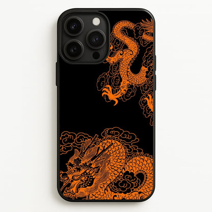Orange Dragon  - Dragon Phone Case for iPhone 13 Pro Max