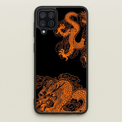 Orange Dragon  - Dragon Phone Case for Galaxy A12