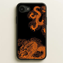 Orange Dragon  - Dragon Phone Case for iPhone 16e