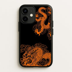 Orange Dragon  - Dragon Phone Case for iPhone 12 / 12 Pro