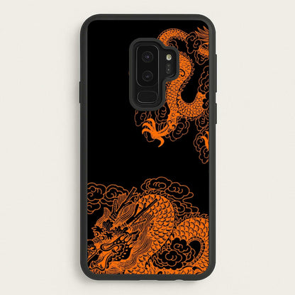 Orange Dragon  - Dragon Phone Case for Galaxy S9 Plus