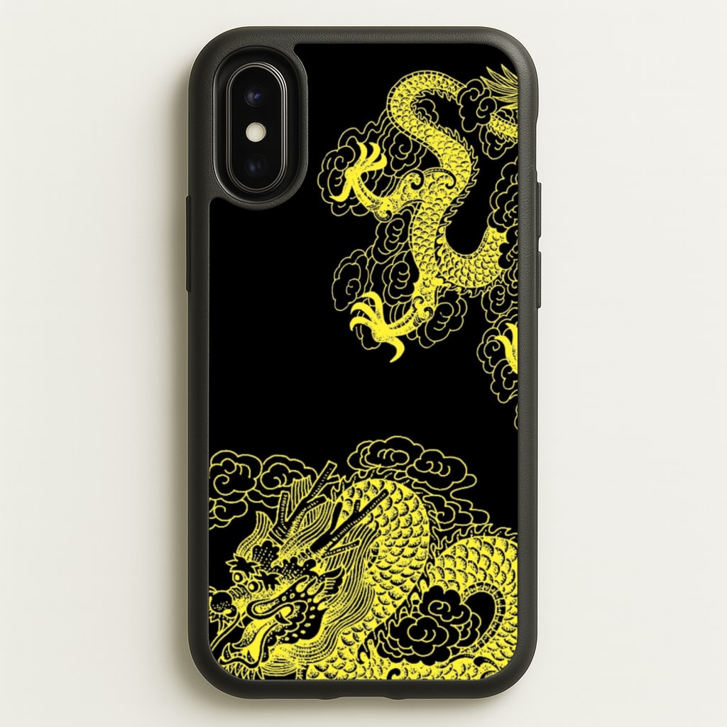 Yellow Dragon  - Dragon Phone Case for iPhone X / XS