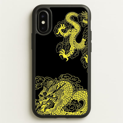 Yellow Dragon  - Dragon Phone Case for iPhone X / XS