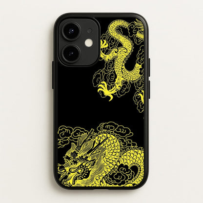 Yellow Dragon  - Dragon Phone Case for iPhone 12 Mini
