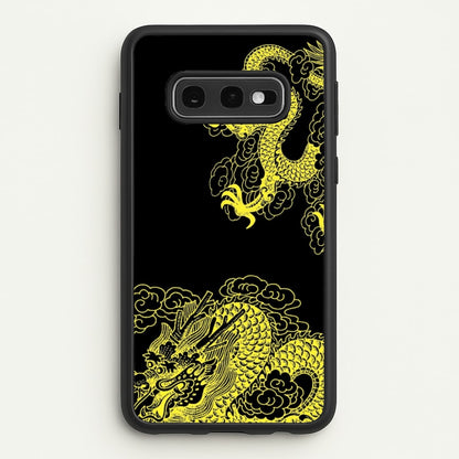 Yellow Dragon  - Dragon Phone Case for Galaxy S10e