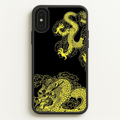 Yellow Dragon  - Dragon Phone Case for iPhone XS Max