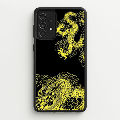 Yellow Dragon  - Dragon Phone Case for Galaxy A52 / A52s