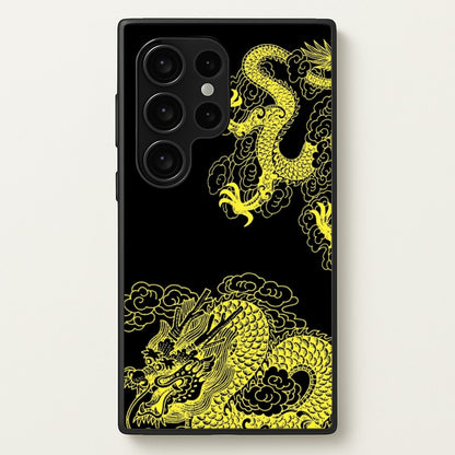 Yellow Dragon  - Dragon Phone Case for Galaxy S24 Ultra