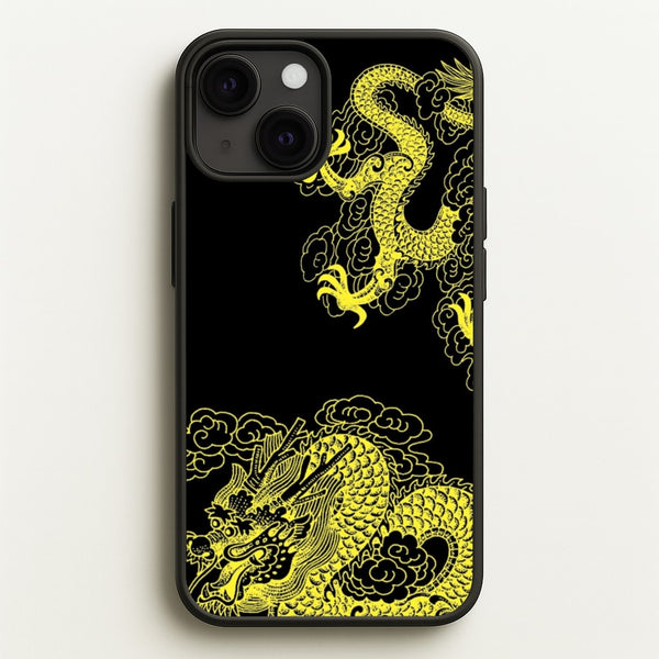 Yellow Dragon  - Dragon Phone Case for iPhone 13