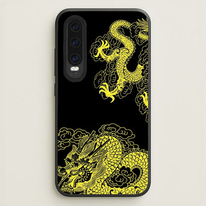 Yellow Dragon  - Dragon Phone Case for Huawei P30