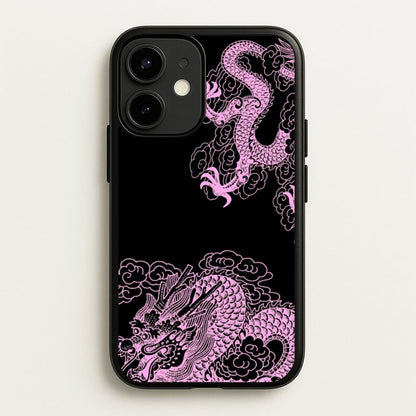 Purple Dragon  - Dragon Phone Case for iPhone 12 / 12 Pro