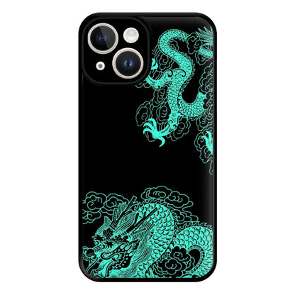 Green Dragon Phone Case for iPhone 14