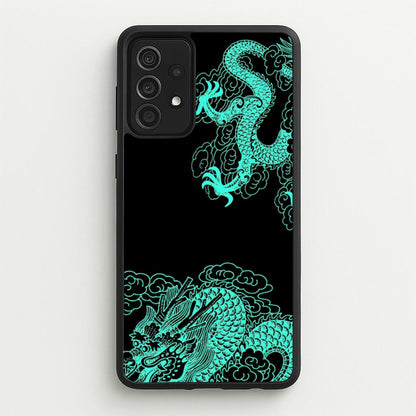 Green Dragon  - Dragon Phone Case for Galaxy A52 / A52s