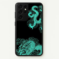Green Dragon  - Dragon Phone Case for Galaxy S21 Ultra