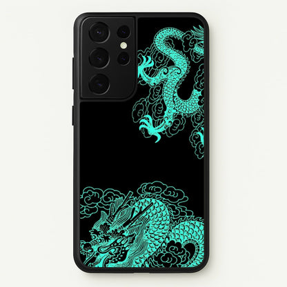 Green Dragon  - Dragon Phone Case for Galaxy S21 Ultra