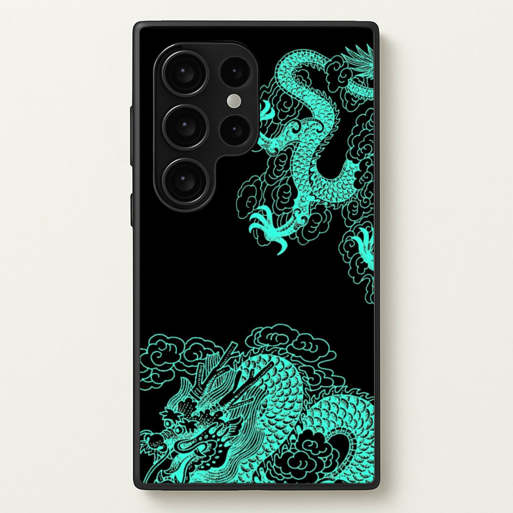 Green Dragon  - Dragon Phone Case for Galaxy S24 Ultra