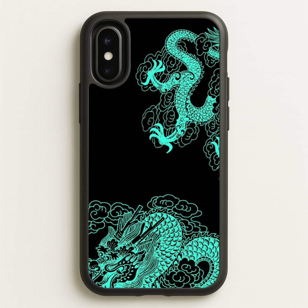 Green Dragon  - Dragon Phone Case for iPhone X / XS