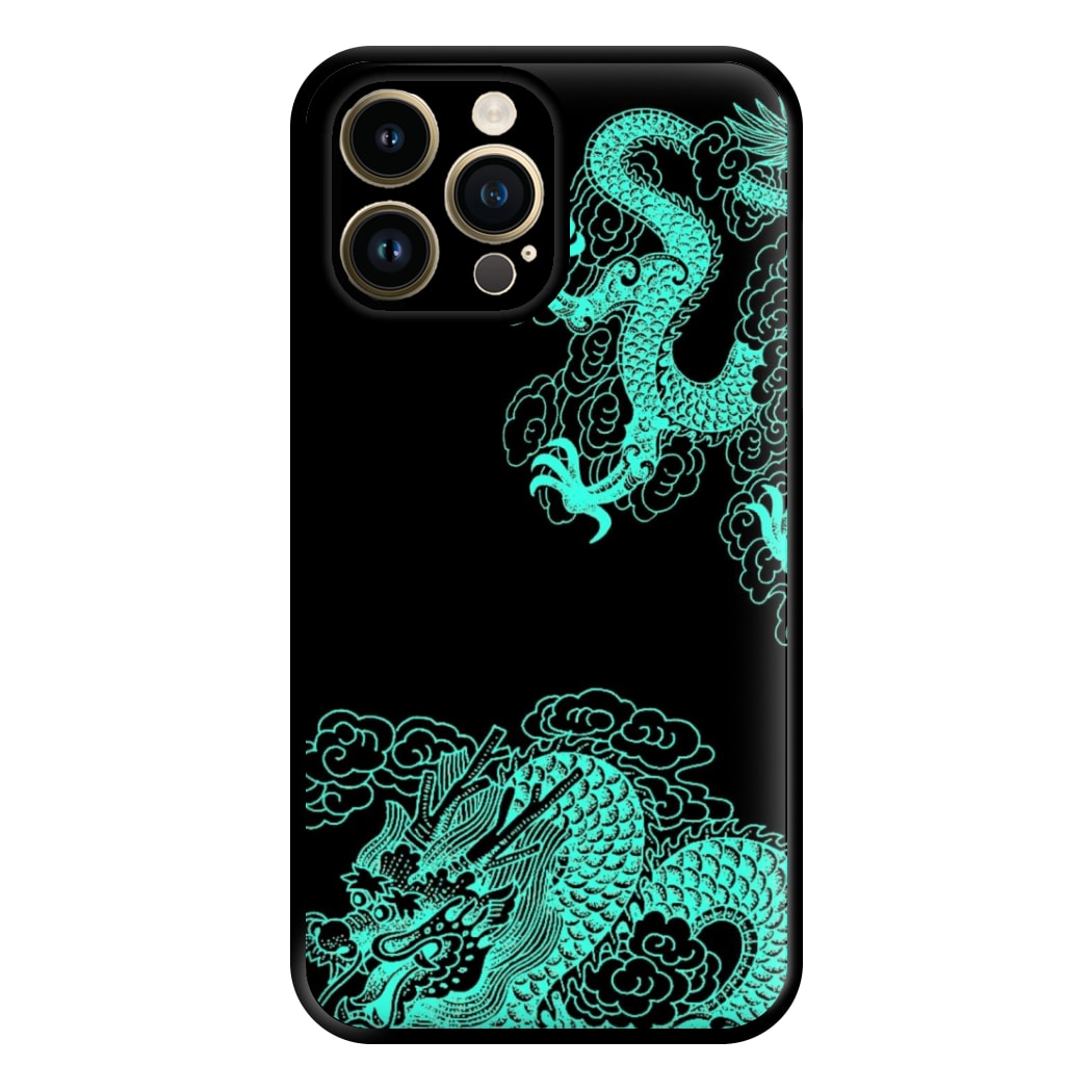 Green Dragon Phone Case for iPhone 14 Pro Max