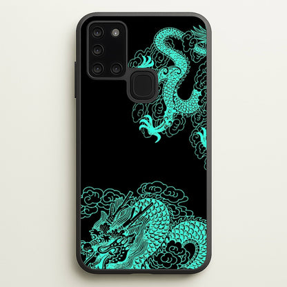Green Dragon  - Dragon Phone Case for Galaxy A21s