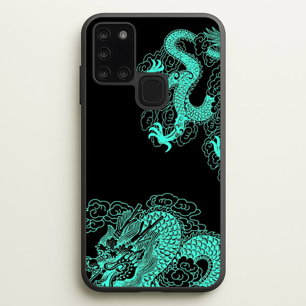 Green Dragon  - Dragon Phone Case for Galaxy A21s