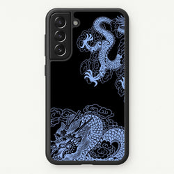 Dark Blue Dragon  - Dragon Phone Case for Galaxy S21FE
