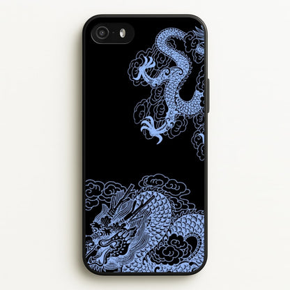 Dark Blue Dragon  - Dragon Phone Case for iPhone 5 / 5s / SE 2016