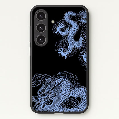 Dark Blue Dragon  - Dragon Phone Case for Galaxy S24